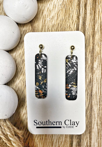Black Bars w/ Silver, Gold, Rose Gold flakes