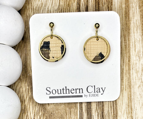 Cheetah & Brass Circles